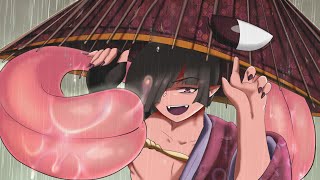 ASMR Devious Umbrella Yokai Plays With You Kasa Obake Sakura Week [upl. by Galateah]