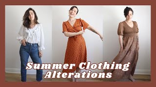 SEW WITH ME  Summer Clothing Alterations [upl. by Heilman]