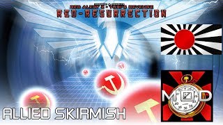 Red Alert 2 Yuris Revenge Red Resurrection 21  Allied Skirmish [upl. by Turtle]