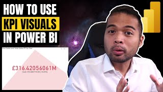 KPI Visual in Power BI  Visuals with Nags [upl. by Cristabel]