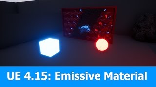 Unreal Engine 4 Emissive Material [upl. by Chrisoula445]