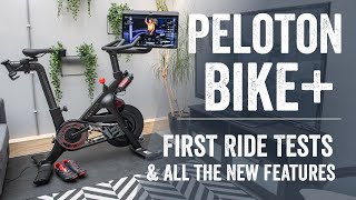 Peloton Bike Plus HandsOn First Rides amp Everything New Detailed [upl. by Imrots]