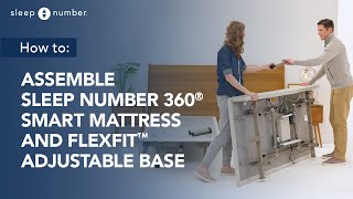 Assemble Sleep Number 360® Smart Mattress amp FlexFit™ Adjustable Base [upl. by Liris]