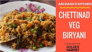 Chettinad Vegetable Biryani  South Indian Biryani Recipes by Archanas Kitchen [upl. by Cheadle935]