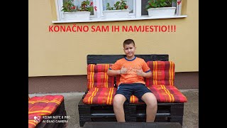 Kako napraviti namještaj od paleta VLOG 1 [upl. by Nudd]