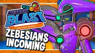 Nintendo Land  Metroid Blast Zebesians Incoming  39 Wii U  GamePad Gameplay Walkthrough [upl. by Alwyn91]