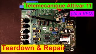 VFD variable frequency drive Teardown and Diagnosis Part 1  Altivar 11 Telemecanique [upl. by Josiah887]