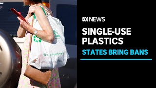 Three states bring new singleuse plastic bans  ABC News [upl. by Lankton]