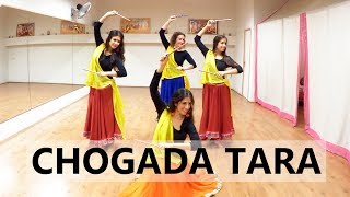 CHOGADA TARA dance  Loveyatri  Dandiya choreography [upl. by Akcimehs]