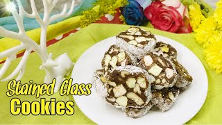 How to make StainedGlass Cookies Cathedral Cookies No Bake No Oven Dessert Recipe Chef Darlene [upl. by Leugim]