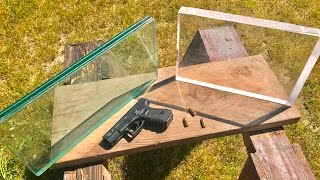 9MM VS BULLETPROOF GLASS VS LEXAN SHEET [upl. by Spenser720]