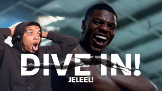 FIRST TIME REACTION TO  JELEEL  DIVE IN Official Music Video [upl. by Ecirtnahs]