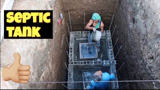 HOUSE BUILDING IN THE PHILIPPINES  EPISODE 27 STARTING THE SEPTIC TANK [upl. by Joselow]