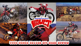 2000 Honda XR650R Off road Review [upl. by Ecnarrot]