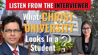 What Christ University looks for in the Entrance Interview Direct Hacks OUT by the Interviewer [upl. by Brosine930]