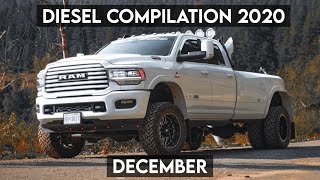 Diesel Compilation December 2020  Burnouts Rollin Coal and more [upl. by Rossing]