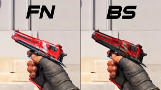 CS2 Desert Eagle  Code Red  Skin showcase all floats 4K60FPS [upl. by Lennahs]