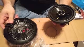 Customer unboxing Kicker CS5 514quot car speakers  Crutchfield video [upl. by Radbourne]