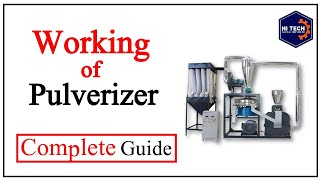 How Pulverizer Works  HiTech Plastic Engineering [upl. by Retniw]