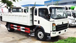 5ton 8ton capacity 4x2 new sinotruk HOWO light dump trucks [upl. by Nnyluqcaj]