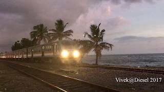 Made in India Locomotive spotted in Sri Lanka Class M10AWDM2C Loco [upl. by Drallim925]