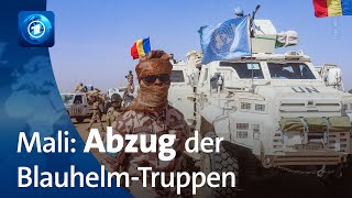 UNMission in Mali Abzug der Truppen [upl. by Charles664]