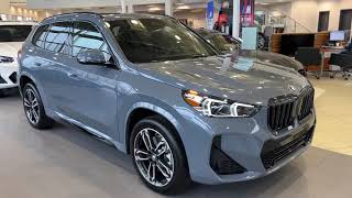 2023 BMW X1 Storm Bay Grey with M sport package [upl. by Ahsaeit]