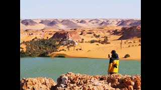 Ounianga Lakes in Sahara desert  Amazing Chad [upl. by Waiter]