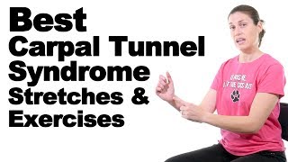 5 Best Carpal Tunnel Syndrome Stretches amp Exercises  Ask Doctor Jo [upl. by Ahsaf]