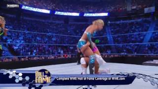 WWE Smackdown 040210  LayCool vs Tiffany amp Beth Phoenix [upl. by Abert]