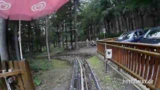 Thale Harzbob Sommerrodelbahn harz hd onride [upl. by Henley]