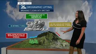 Orographic Lifting Windward vs Leeward sides of a mountain Breaking it Down with Brittney [upl. by Bullen18]