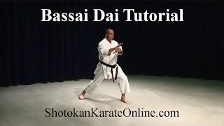 Bassai Dai Tutorial Shotokan Karate Kata [upl. by Obara]