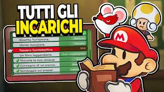 Come COMPLETARE TUTTI gli INCARICHI in Paper Mario il Portale Millenario [upl. by Aiuqat53]