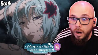 DanMachi S5 Episode 4 Reaction  THERES NO WAY [upl. by Anastasius]