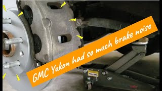 How to replace front brake pads and rotor GMC Yukon [upl. by Rahsab193]