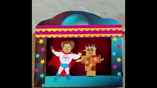 How To Make A Finger Puppet Theater [upl. by Wenoa]