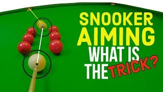 What Is The Trick To Snooker Aiming [upl. by Enelehs]