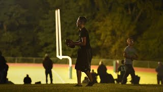 Kids’ game rules ‘the hill’ at Weedsport football [upl. by Nirrak]