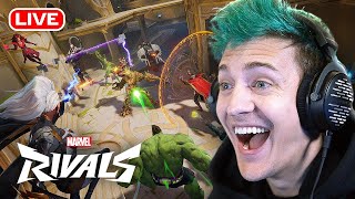 🔴 Ninja Dominates Marvel Rivals All Day Today  Live [upl. by Tekla]