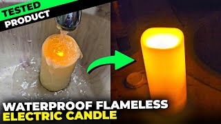 Cant Believe These Are Waterproof Enido Flameless Candles [upl. by Norehs]