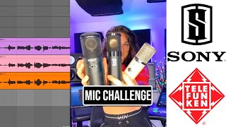 Microphone Challenge Slate ML1 vs Sony C800 vs Telefunken [upl. by Emmalynn]