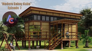 Modern Bahay Kubo  Amakan Tiny House Design with 2 Bedrooms Loft type [upl. by Accisej]