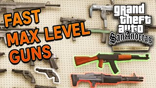 FASTEST Way To Level Your Guns Swiss Army Strife TrophyAchievement Guide  GTA San Andreas [upl. by Deraj]