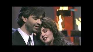 Sarah Brightman and Andrea Bocelli  POR TI VOLARE Live [upl. by Anglo]