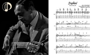 Étienne quotPatottequot Bousquet  Daphné  Guitar Transcription [upl. by Yelak52]