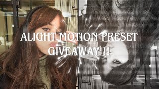 GIVEAWAY 600 SUBS  ALIGHT MOTION PRESET   shakes blurs effects etc [upl. by Ennovihc]