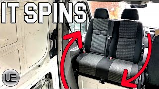 Fitting SWIVEL Seats In Our VAN CONVERSION [upl. by Adnarim]