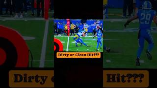 Tyler Higbee KNEE INJURY RAMS LIONS NFL PLAYOFFS DIRTY TACKLE  Big Hit [upl. by Aurora]