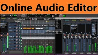 How to Edit Audio File Online  Without any Software  Editing Website [upl. by Marti]